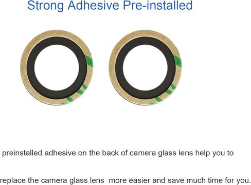 2PCS OEM Original Rear Camera Glass Lens Replacement for iPhone 14 for iPhone 14 Plus with Preinstalled Adhesive + Repair Toolkit + Installation Manual in Kuwait