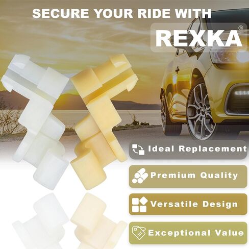 Rexka 15 Sets Tailgate Door Handle Door Lock Rod Clip Set 5 mm Rod Size for Lexus Toyota 69293-12030 69293-12040 Camry, Celica, Corolla, Echo, Highlander, MR2, RAV4, Tundra and 4-Runner in Saudi Arabia