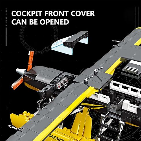 مجموعة مكعبات بناء سيسنا من سلسلة المقاتلة العسكرية DAHONPA 208 مع شكل (738 قطعة) لعبة مكعبات بناء القوة الجوية، هدية للبالغين in Kuwait