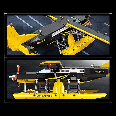 مجموعة مكعبات بناء سيسنا من سلسلة المقاتلة العسكرية DAHONPA 208 مع شكل (738 قطعة) لعبة مكعبات بناء القوة الجوية، هدية للبالغين in Kuwait