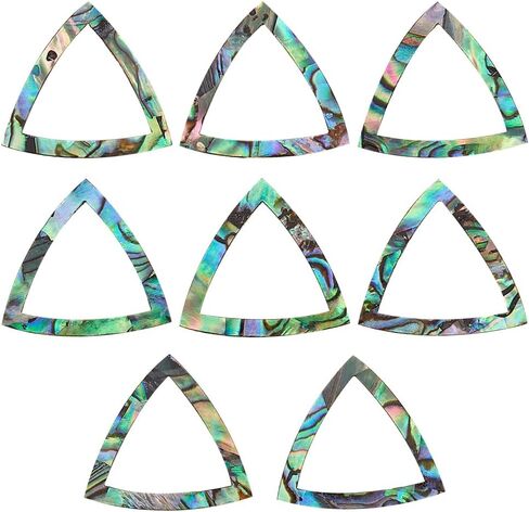 BENECREAT Abalone Shell Cabochon Natural Paua Shell Cabochons Loose Gemstone Oval Abalone Shell Charms Single-Sided Shell for Home Decor, DIY Jewelry Making, 26x21x1mm in Saudi Arabia