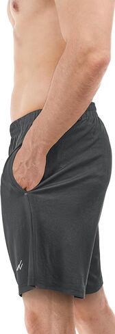 NY Threads Men's Athletic Shorts 2 Pack Quick Dry Lightweight Running Workout Gym Shorts with Pockets in Saudi Arabia