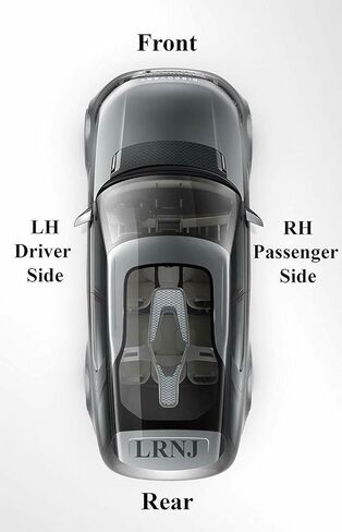 LR017067 زجاج مرآة باب الرؤية الخلفية الخارجي - مدفأ - محدب - جانب الراكب الأيمن - بديل لسيارة Land Rover LR2 LR3 RR Sport in Kuwait