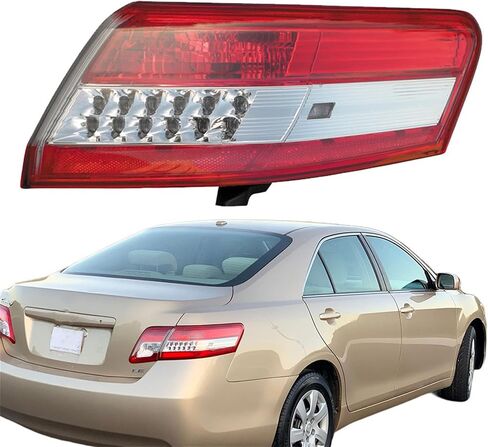 WFLNHB Right Side Outer Tail Light Assembly Replacement for Toyota Camry 2010-2011 Passenger Side Rear Brake Lamp 8155006340 TO2805106 in Kuwait