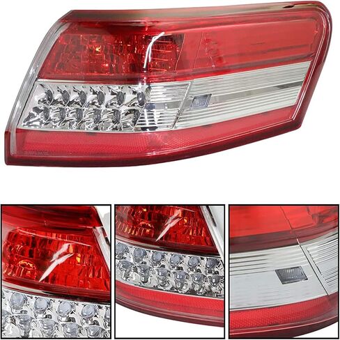 WFLNHB Right Side Outer Tail Light Assembly Replacement for Toyota Camry 2010-2011 Passenger Side Rear Brake Lamp 8155006340 TO2805106 in Kuwait