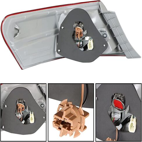 WFLNHB Right Side Outer Tail Light Assembly Replacement for Toyota Camry 2010-2011 Passenger Side Rear Brake Lamp 8155006340 TO2805106 in Kuwait