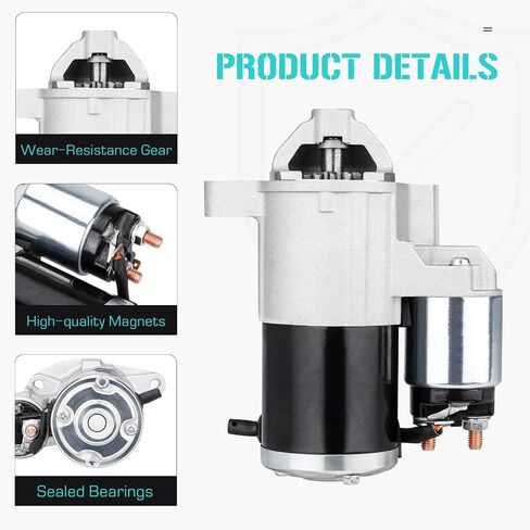 410-48131 Starter for Dodge Ram 1500 2500 3500 Pickup Truck 5.7L 2005 2006 2007 2008, 04801253AA, 4801253AA, M0T21371, M0T21371ZC, SMT0245 in Saudi Arabia