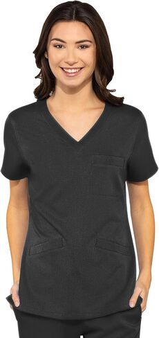 Med Couture Touch Classic Women’s V-Neck 3 Pocket Top in Saudi Arabia