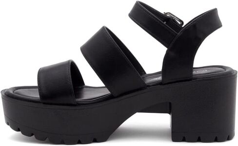Herstyle Womens Certain Platform Heels Block Heeled Sandals with Adjustable Ankle Strap Lightweight Open Toe Lug Sole Chunky Heel Sandal in Saudi Arabia
