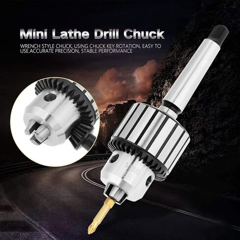 Chuck,Drill Chuck,Metal Lathe,Drill Chuck for Lathe 1/32 Inch 5/8 Inch, Super Heavy Duty MT2 Drill Chuck with Chuck Key, Drill Press Chuck Adapter Converter Morse Taper Arbor in Saudi Arabia