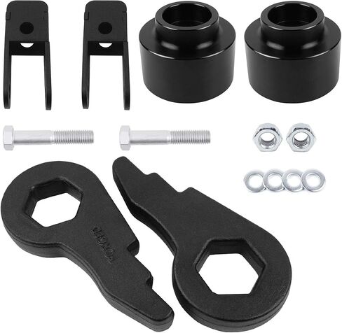 AUTOPTIM Leveling Lift Kit Replacement for Suburban 1500 Tahoe Avalanche 1500 Yukon Escalade, Adjustable 1-3" Front Torsion Bar Keys 2" Rear Spring Spacers, with Shock Extenders in Saudi Arabia