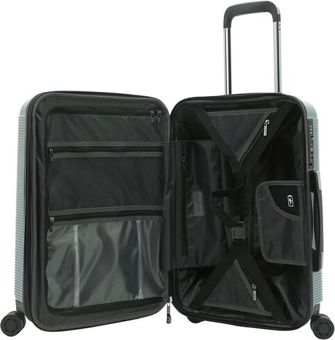 حقيبة سفر تاسكا من ترافيلرز كلوب مقاس 20 بوصة مع نظام 360 4 عجلات - أزرق in Kuwait