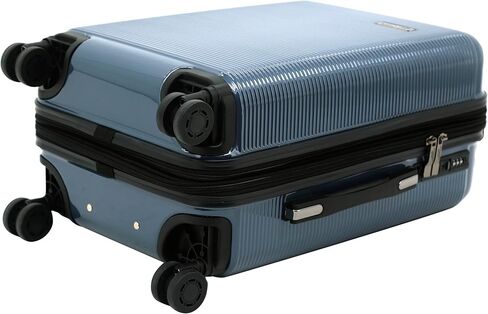 حقيبة سفر تاسكا من ترافيلرز كلوب مقاس 20 بوصة مع نظام 360 4 عجلات - أزرق in Kuwait