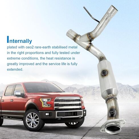 160069 50567 محول حفاز متوافق مع Ford F150 5.0L V8 2011-2014 كلا الجانبين in Kuwait