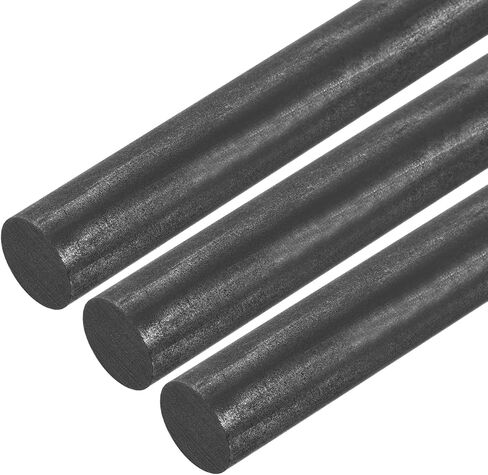 MECCANIXITY Graphite Rod, Graphite Stirring Rod Cylinder Stick Carbon Rod 305x20mm Black for Electrode, Melting Casting, Crucibles, Pack of 3 in Saudi Arabia