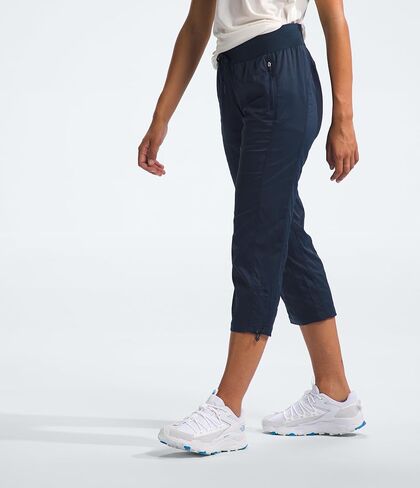 THE NORTH FACE Women's Aphrodite Motion Capri Pants (Standard and Plus Size), Summit Navy, X-Small in Saudi Arabia