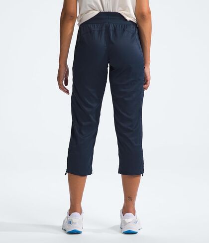 THE NORTH FACE Women's Aphrodite Motion Capri Pants (Standard and Plus Size), Summit Navy, X-Small in Saudi Arabia