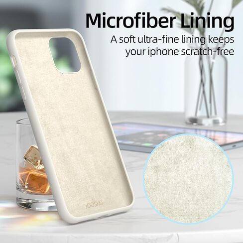 for iPhone 11 Case, Premium Soft Silicone Case, Silky Soft Touch, [Full Body Machine Drop Protection] Scratch Resistant Microfibre Lined Shockproof Case, 6.1 inch (Lavender Purple) in Saudi Arabia