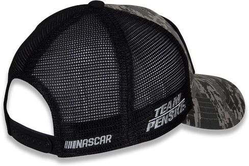 Ryan Blaney #12 NASCAR 2024 Green Digital Camo USA Flag Snapback Black Mesh Hat in Saudi Arabia