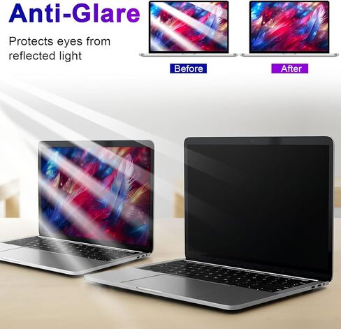 LILIONGTH 16 بوصة 16:9 واقي شاشة خصوصية للكمبيوتر المحمول، واقي شاشة فلتر الخصوصية لأجهزة الكمبيوتر المحمول مقاس 16 بوصة، واقي شاشة خصوصية مضاد للوهج والوهج لأجهزة Lenovo وHP وDell وASUS in Kuwait