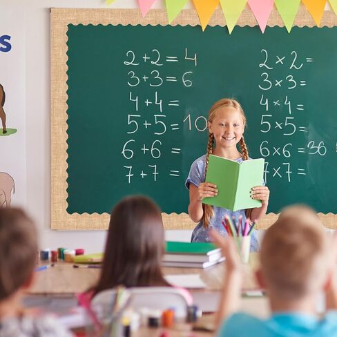 65 قدمًا من لوحة إعلانات الخيش، حدود من الخيش ذات صدفي، ملصقات حدود تزيين المدرسة، ملصقات العودة إلى المدرسة لتزيين الفصول الدراسية وديكور الحفلات المنزلية in Kuwait