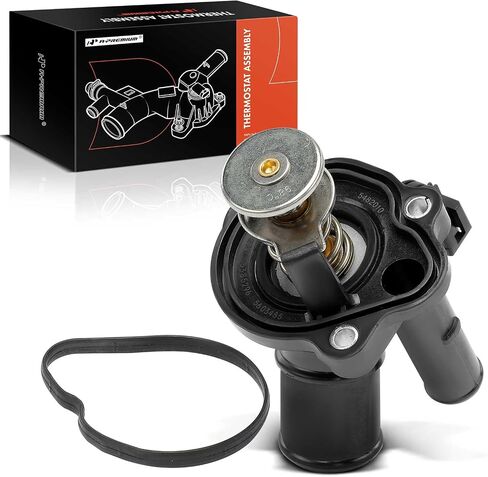 A-Premium Engine Coolant Thermostat Housing Assembly with Sensor Compatible with Ford Focus 2005-2011, Ranger 2001-2003 & Mazda B2300 2001-2003, 2.0L 2.3L, Replaces for 1S7G8575AH, 1S7G8575AJ in Saudi Arabia