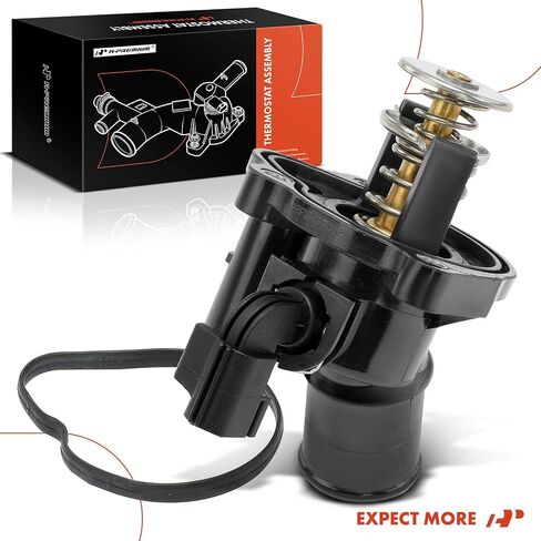 A-Premium Engine Coolant Thermostat Housing Assembly with Sensor Compatible with Ford Focus 2005-2011, Ranger 2001-2003 & Mazda B2300 2001-2003, 2.0L 2.3L, Replaces for 1S7G8575AH, 1S7G8575AJ in Saudi Arabia
