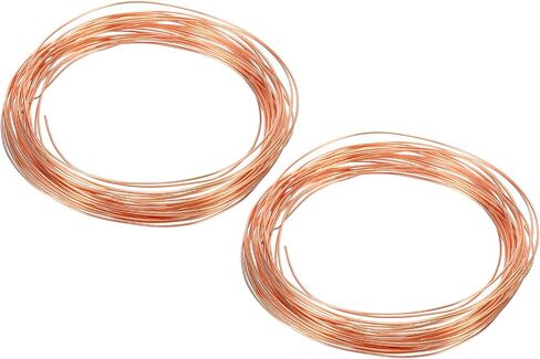 PATIKIL 99.9% Soft Copper Wire, 1Pcs 23Gauge/0.6mm Diameter 7m/22.96ft Spool Pure Copper Craft Wire for Jewelry Making Beading Garden Plants in Saudi Arabia