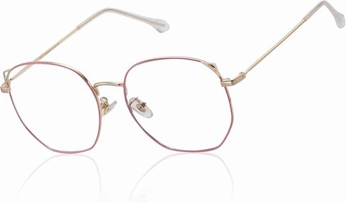 DUCO نظارات الضوء الأزرق للنساء والرجال الكمبيوتر نظارات بلو راي حجب النظارات لطيف الرجعية إطار النظارات المستديرة 8217 in Kuwait