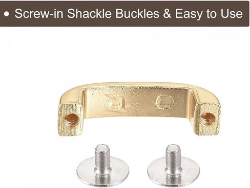 uxcell Arch Bridge Buckle, Metal D-Ring Connector Buckles Shackle for Bag Hanger Purses Strap DIY Craft in Saudi Arabia