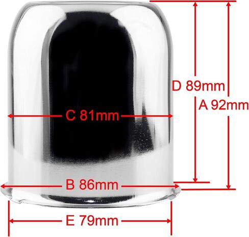 4Pcs 3.19inch Trailer Wheel Center Caps Fit 3.19" Center Bore Truck Trailer RV SUV Wheels Rims, Carbon Steel Silver Hub Covers in Saudi Arabia