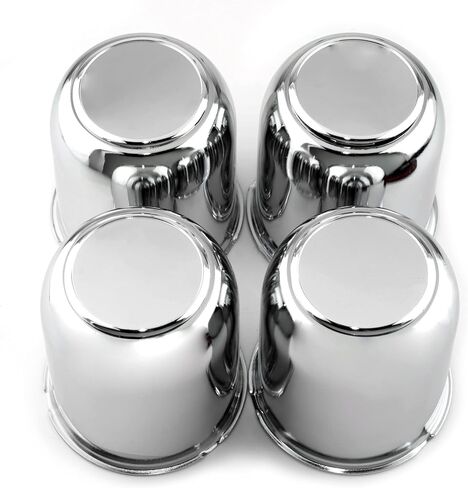4Pcs 3.19inch Trailer Wheel Center Caps Fit 3.19" Center Bore Truck Trailer RV SUV Wheels Rims, Carbon Steel Silver Hub Covers in Saudi Arabia
