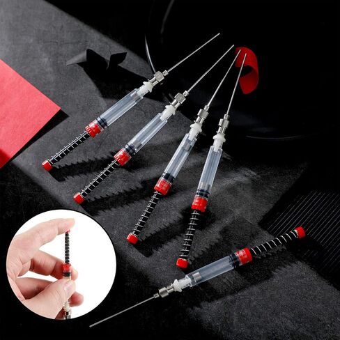 Zonon 5 Pieces Fountain Pen Ink Syringe Filler Ink Filling Syringe with Metal Blunt Needle Tip Fountain Pen Spring Filler Ink Auxiliary Absorber Syringe Tool for Ink Converter in Saudi Arabia