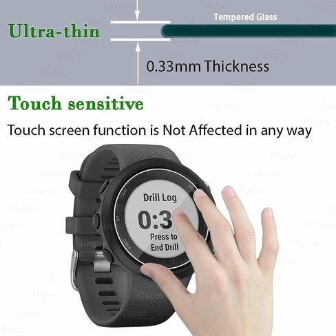 Screen Protector for SAMSUNG Galaxy Watch 6 40mm /Watch 5 40 mm Smartwatch [4 Pack] Tempered Glass Anti-Scratch Bubble-Free Easy Installation in Saudi Arabia