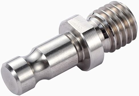 محول AdirPro GPS سريع التحرير - هيكل من الفولاذ المقاوم للصدأ مقاوم للاهتراء مع خيط سفلي أنثى 5/8 × 11 متوافق مع Leica GPS والمزيد in Kuwait