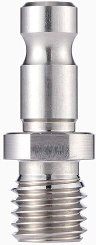 محول AdirPro GPS سريع التحرير - هيكل من الفولاذ المقاوم للصدأ مقاوم للاهتراء مع خيط سفلي أنثى 5/8 × 11 متوافق مع Leica GPS والمزيد in Kuwait