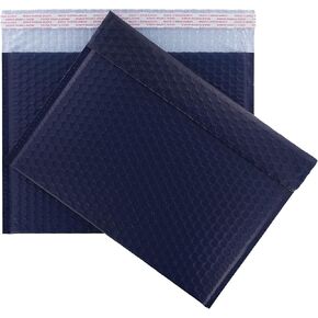 رسائل بريدية فقاعية باللون الأزرق الداكن بفتحة جانبية مقاس 12 × 9 بوصة (25 حزمة) in Kuwait