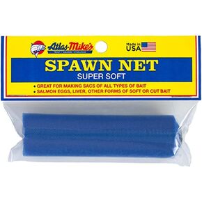 Atlas Mike's Spawn Net 4" X 4" Squares 55069, 1.5 oz, Blue