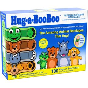 Children's Animal Bandages, 100 Count Comfort Band Variety Pack Latex Free Kids Bandages with Extra Protection Padding, Bandages Bulk Assorted (100ct Box) in Saudi Arabia