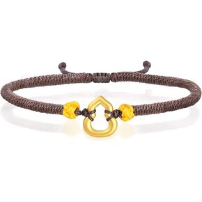 CHOW SANG SANG 999 24K الذهب الصلب ديلي بليس القرع (Wulu) سوار الميمون للنساء 92054B | 8.2 بوصة (21 سم) in Kuwait