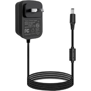 for Crosley Record Player Power Cord, 9V 2A 1.5A Power Supply Adapter for Crosley Cruiser Portable Turntable Record Player CR8005A I II III Series.