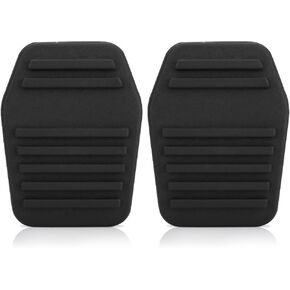 Clutch Pedal Extender, 2 pcs Clutch Rubber Cover, Clutch Pedal Pad Replacement, Transit Brake Pedal Rubber, Brake Pedal Rubber Pad for MK6 MK7 2000-2014