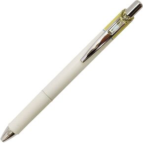 Pentel EnerGel Clena Retractable Liquid Gel Pen, Micro Fine Point 0.3mm Needle Tip, Black Ink, Mimosa Yellow Body (BLN73LG-A)