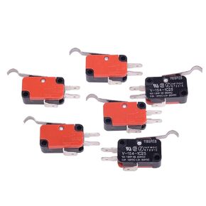 6Pcs V-154-1C25 Micro Limit Switch Momentary SPDT Snap Action (Pack of 6) CYT1080