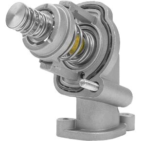Engine Coolant Thermostat and Housing Assembly Fit for Cadillac CT5 2020-2022 CT6 ATS CTS 2016-2019 GMC Canyon 2017-2022 Chevrolet Camaro Colorado 2017-2022, Replace 15-81889 12678784