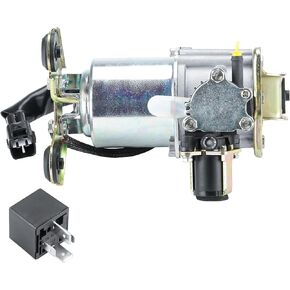 Air Suspension Compressor Pump Fit for 2003-2009 Toyota 4Runner and Lexus GX470, Air Ride Compressor Pump with relay, Replace for 4891060020, 4891060021
