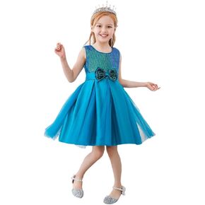 Dressy Daisy Toddler Girls Wedding Flower Girl Sequin Tulle Party Dress Pageant Gown for Special Occasion