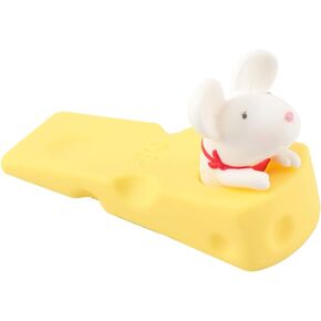 Cartoon Cheese Mice Door Stopper Decorative Cute Animal Doorstop Door Wedge (Random Color)