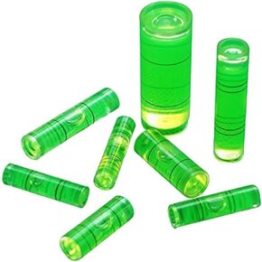 Inclinometer Spirit Level Bubble-Tube Vial Mini Bubble Spirit Level Gradienter 6 * 15mm 7 * 26mm,8 * 31mm