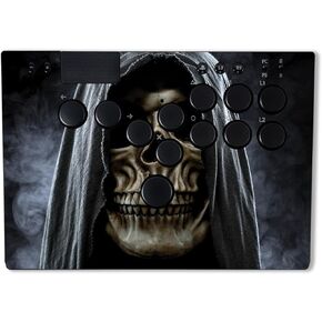 MightySkins Skin Compatible with Razer Kitsune - Reaper Skull | Protective, Durable, and Unique Vinyl Decal wrap Cover | Easy to Apply & Change Styles | Made in The USA